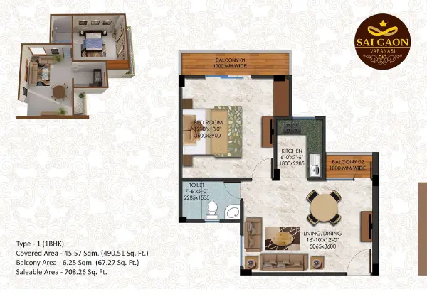Sai Gaon Floor Plan